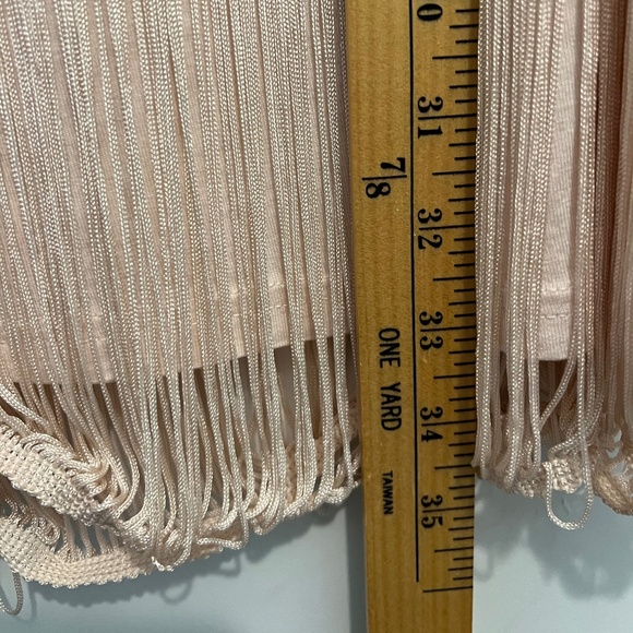 H&M pink fringe dress xs - Picture 6 of 11